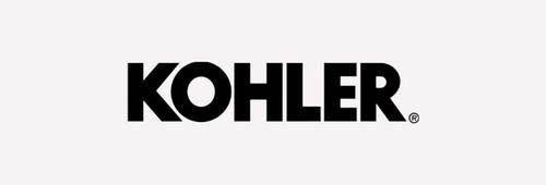 KOHLER logo in bold black text on a white background