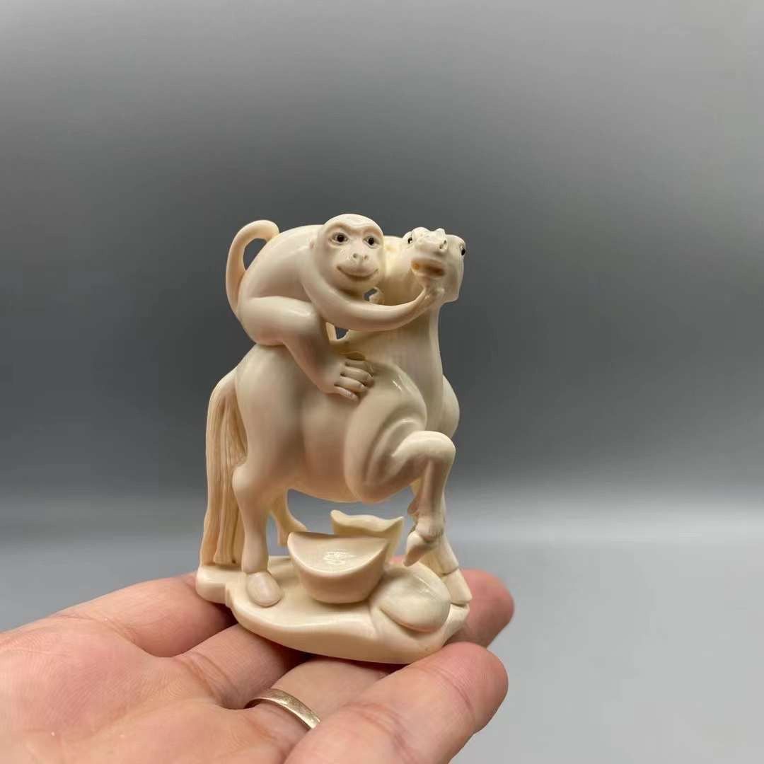 【馬上封侯】手把件