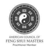 American Council of Feng Shui Masters Practitioner Member logo with yin-yang symbol