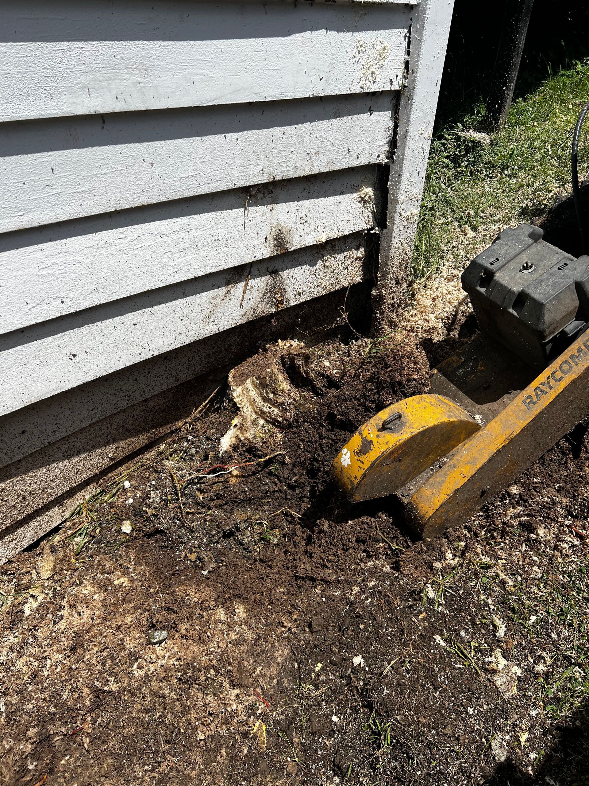 Stump grinding