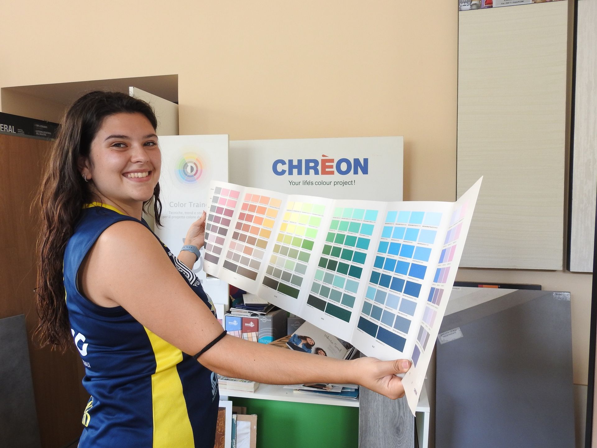 Pallavolista Volley Messina sponsor Colorificio Giorgianni CHRÈON