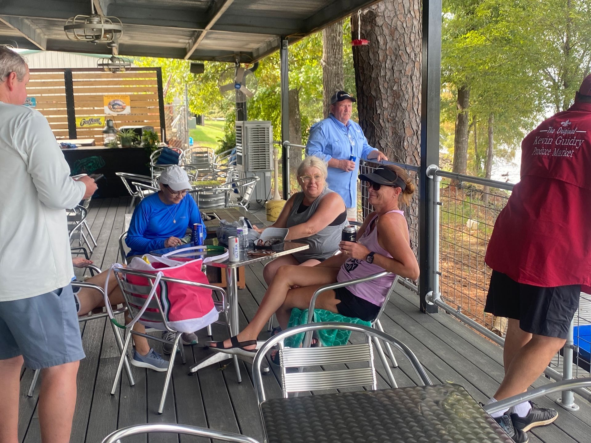 Rear patio at LTD Marina