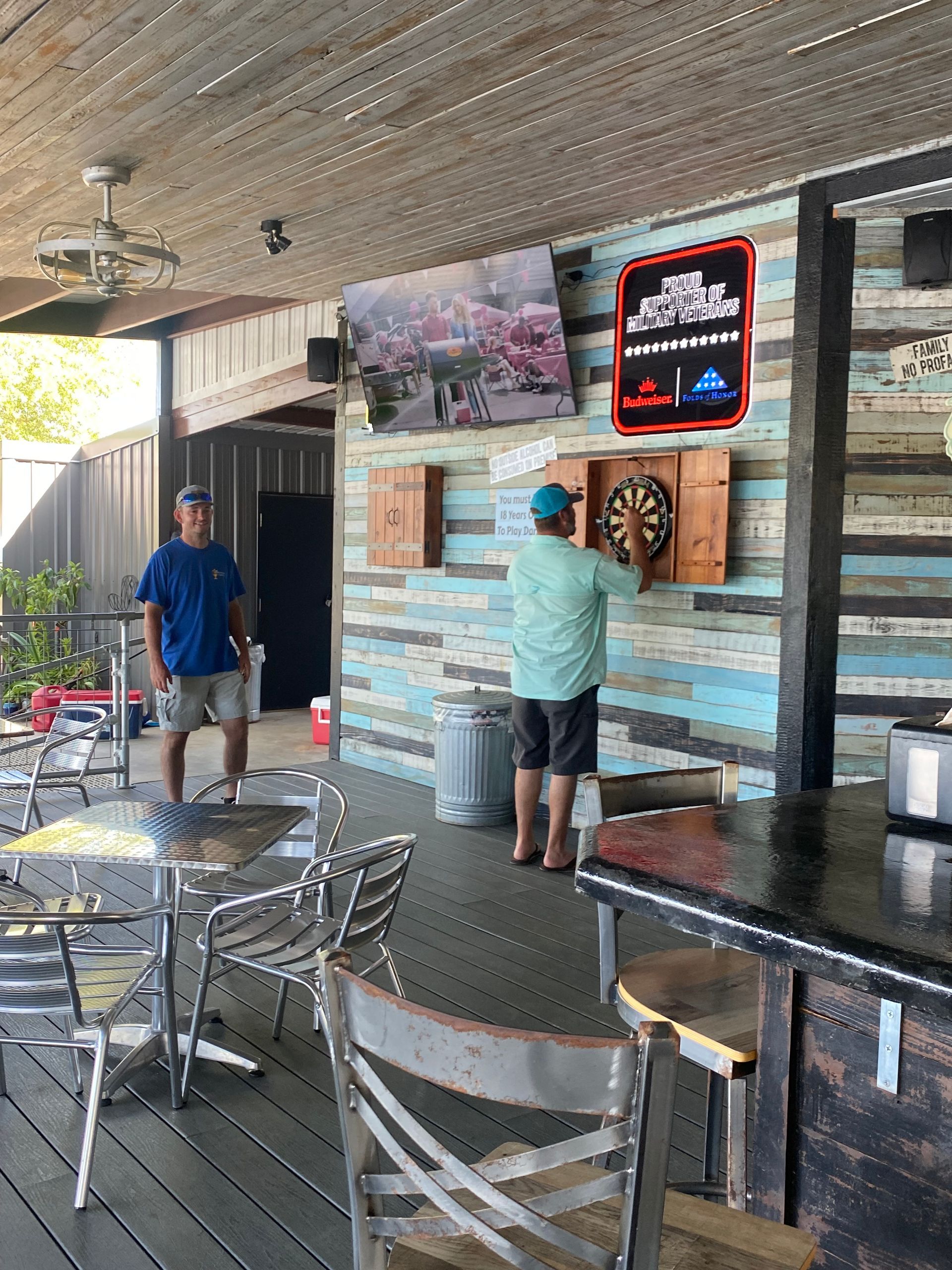 Dart boards at LTD Marina