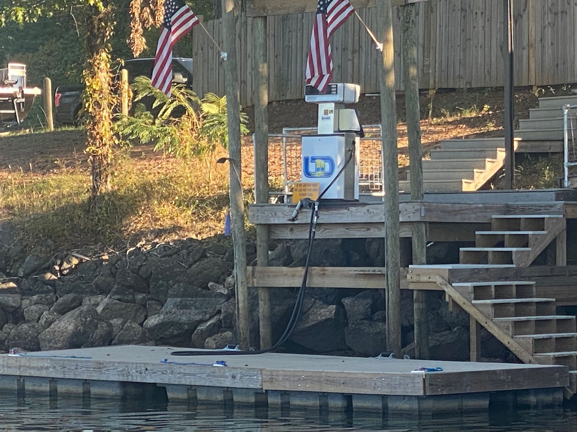 Fuel dock at LTD Marina