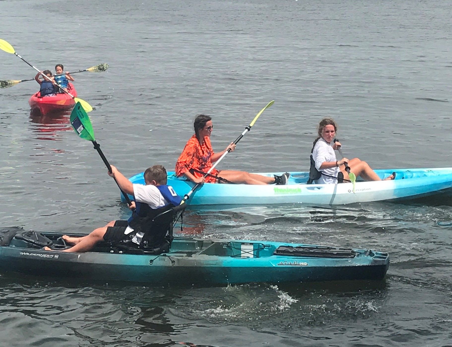 3 single kayaks and 2 doubles available for full day or half day rentals.