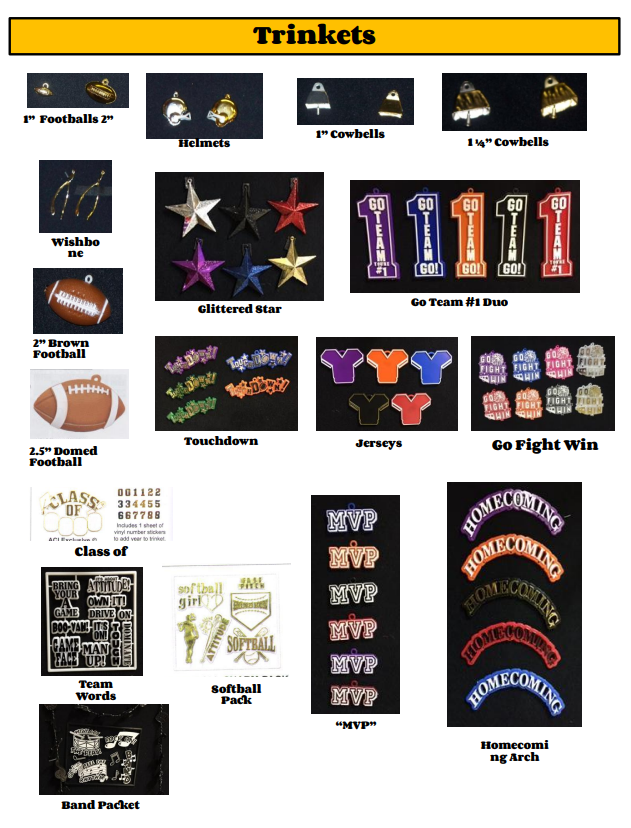homecoming supplies