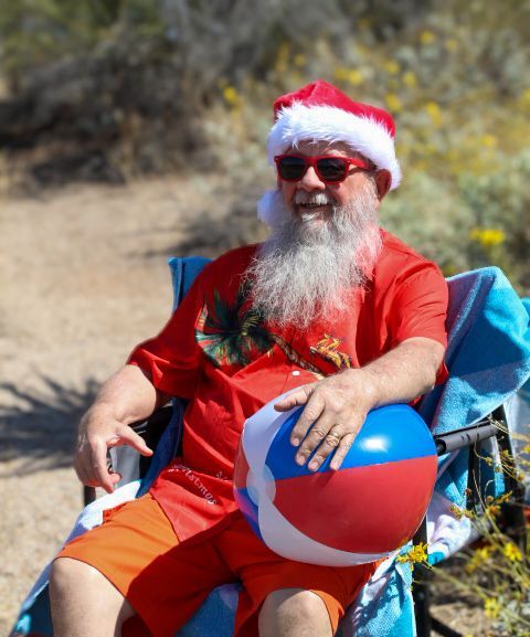 AZ Desert Santa on vacation