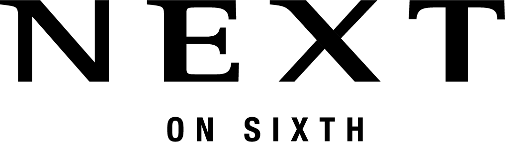 Next on Sixth Apartments logo.