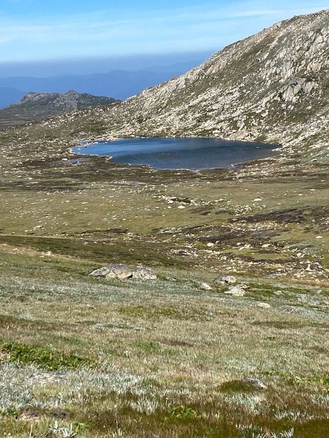 Lake Cootapatamba lies just befneath the summit of Mt Kosciuszko Lake Cootapatamba lies just befneath the summit of Mt Kosciuszko