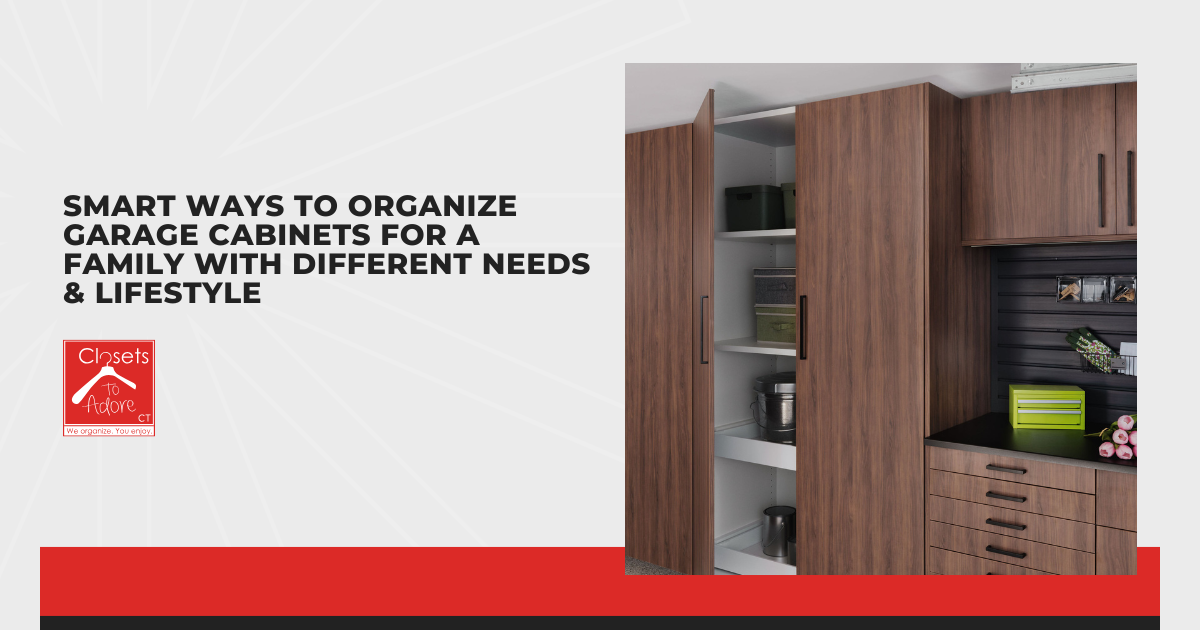 Smart Ways to Organize Garage Cabinets for a Family With Different Needs & Lifestyles