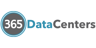 Logo for 365 Data Centers. The number