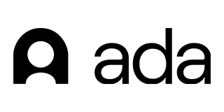 Logo: A-shaped figure with a circle inside, next to the word