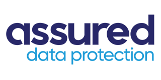 Logo for Assured Data Protection: dark blue