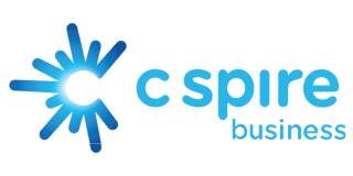 C Spire Business logo: blueburst graphic with