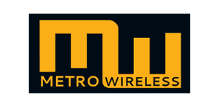 Metro Wireless logo: Yellow