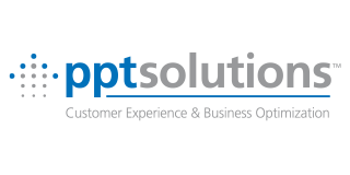 Logo for pptsolutions with text