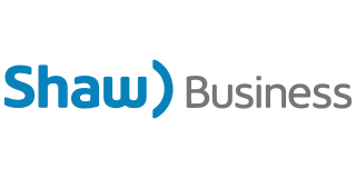 Shaw Business logo: blue