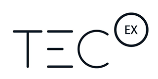 TEC logo with a circle containing
