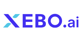 Logo for Xebo.ai: blue