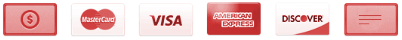 A blurred image of visa mastercard and discover logos