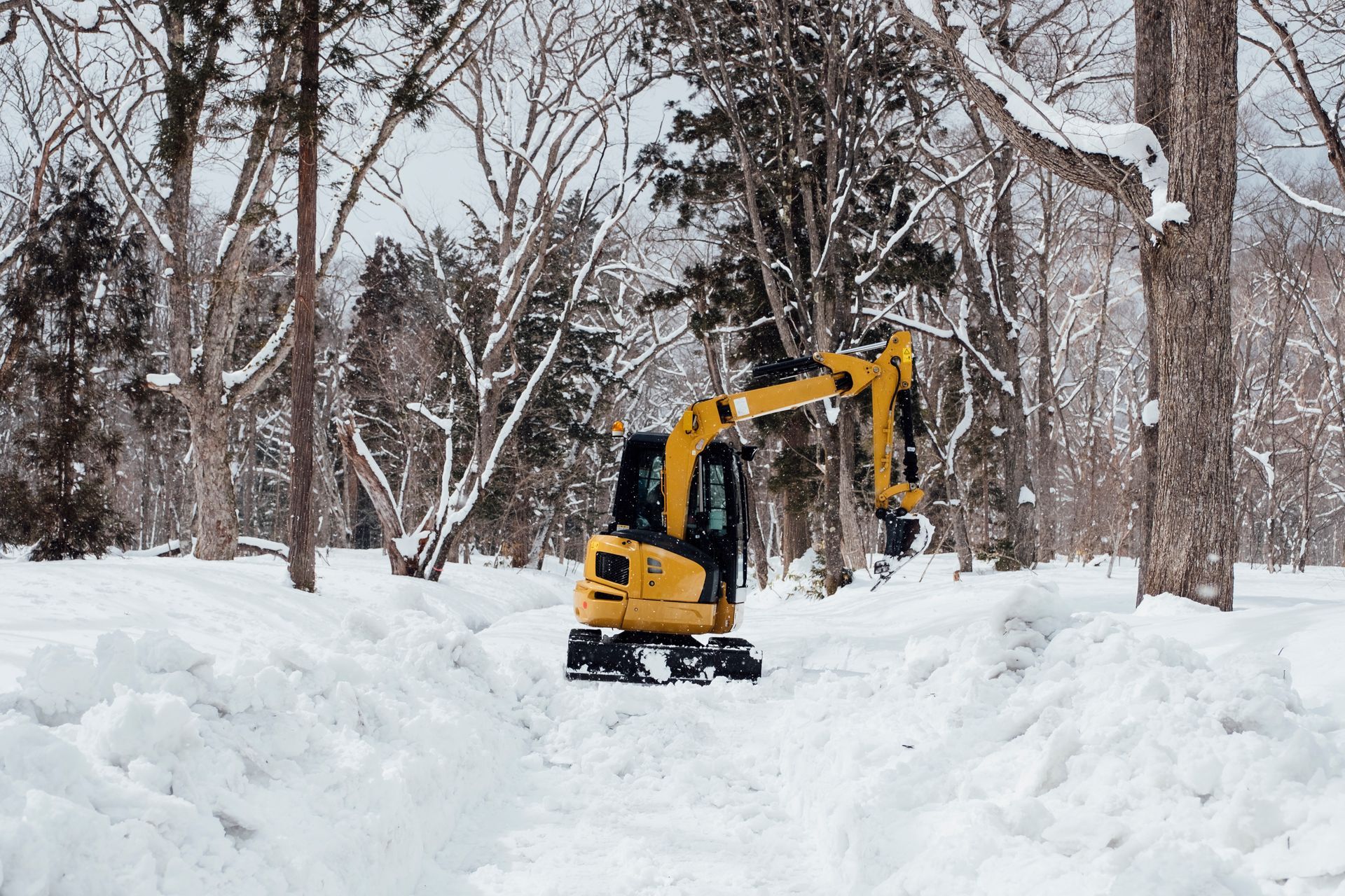 Backhoe Snow