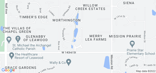 Map of business location