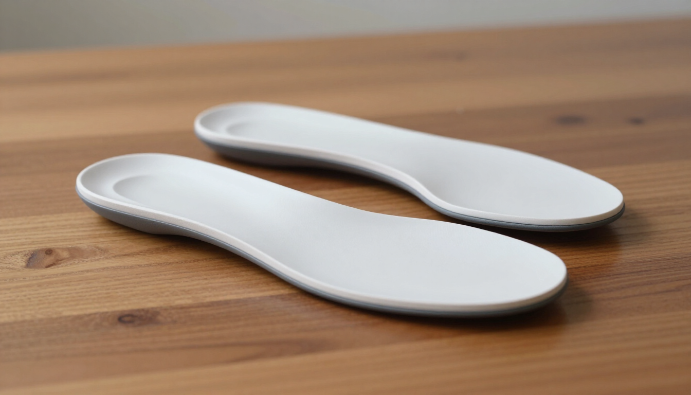 Custom made orthotic shoe inserts