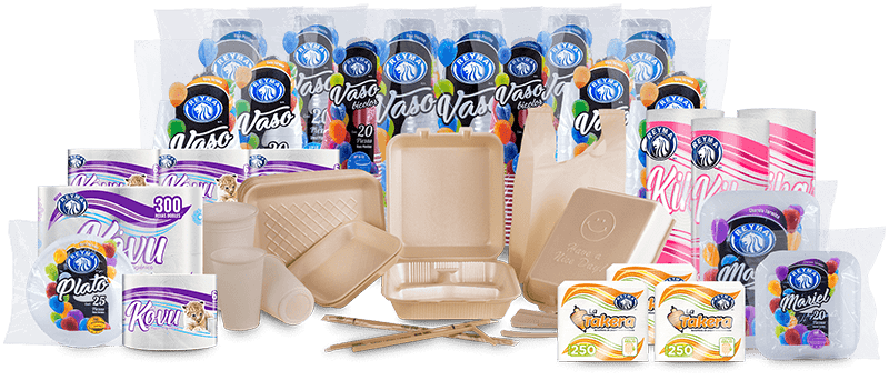 REYMA - Vaso - desechables con material biodegradable