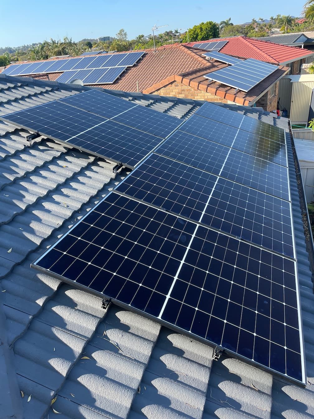 Solar panels installed on a roof - Solar Panels Gold Coast