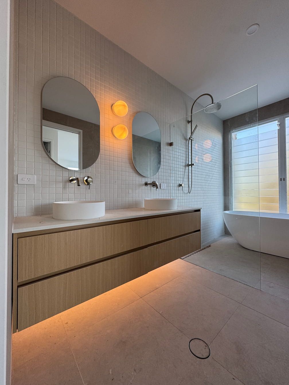Bathroom lighting installed in Mermaid Beach