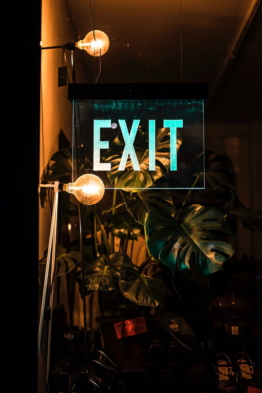 Exit Shop Sign - Electrician Gold Coast