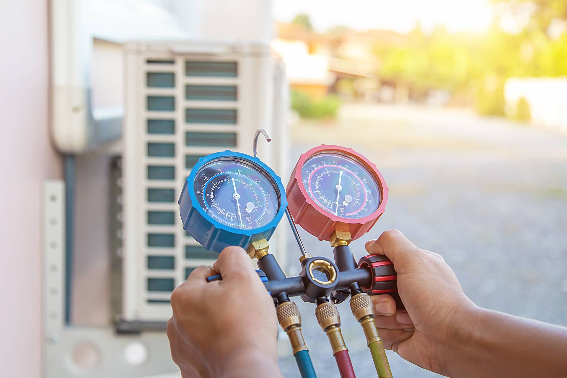 Checking Pressure - Electrician Gold Coast