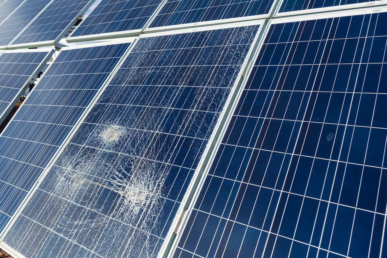Broken Solar Panels - Electrician Gold Coast