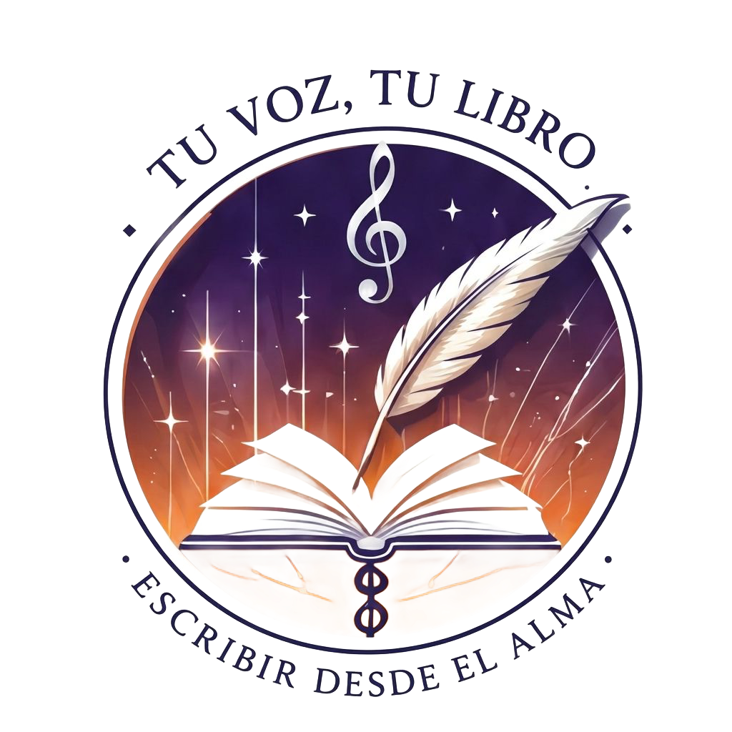 Tu Voz Tu Libro, LOGO Personal Storytelling, Write Your Life Story, Book Writing Guidance, Self-Publishing Support