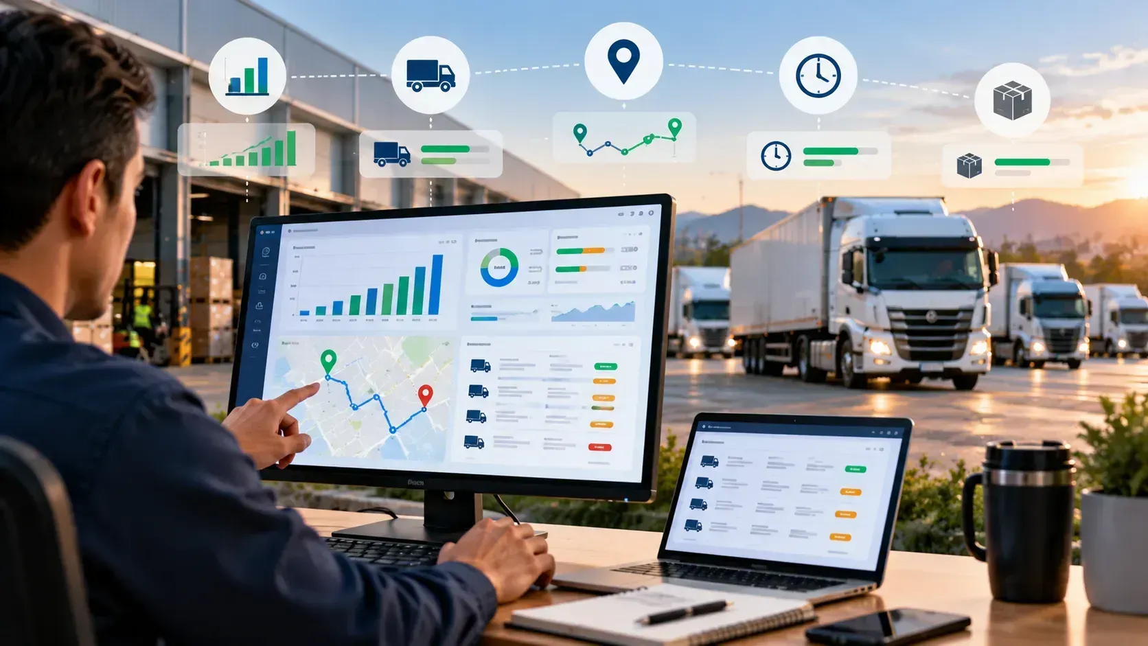 KPIs de transporte y logística para medir eficiencia en rutas, viajes y entregas