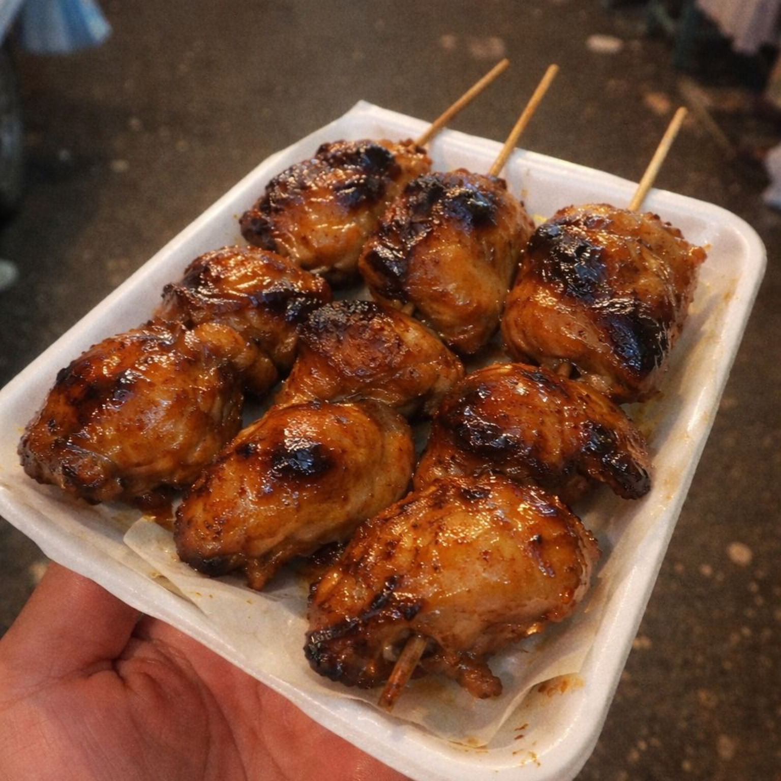 Gai Yang Thai grilled chicken served with sticky rice