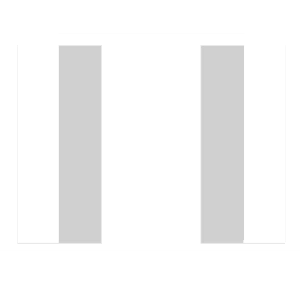 A pair of gray lines on a white background.