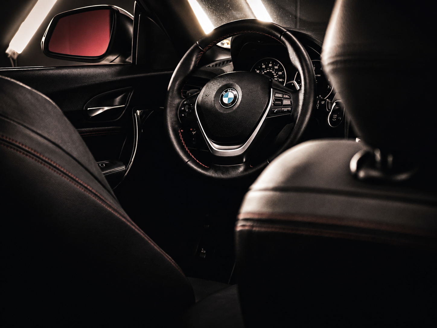 Professional interior detailing and luxury car dashboard restoration by Shine Again Auto Detailing in Newnan, GA.