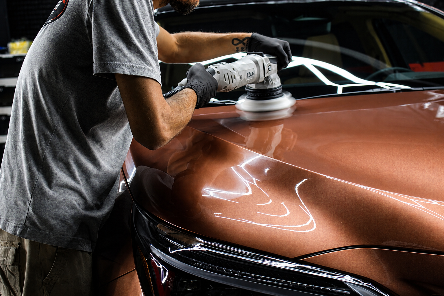 Polishing Paint Before Ceramic Coating Newnan, GA