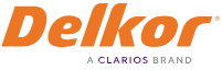 Delko logo in orange with “A California Brand” beneath it