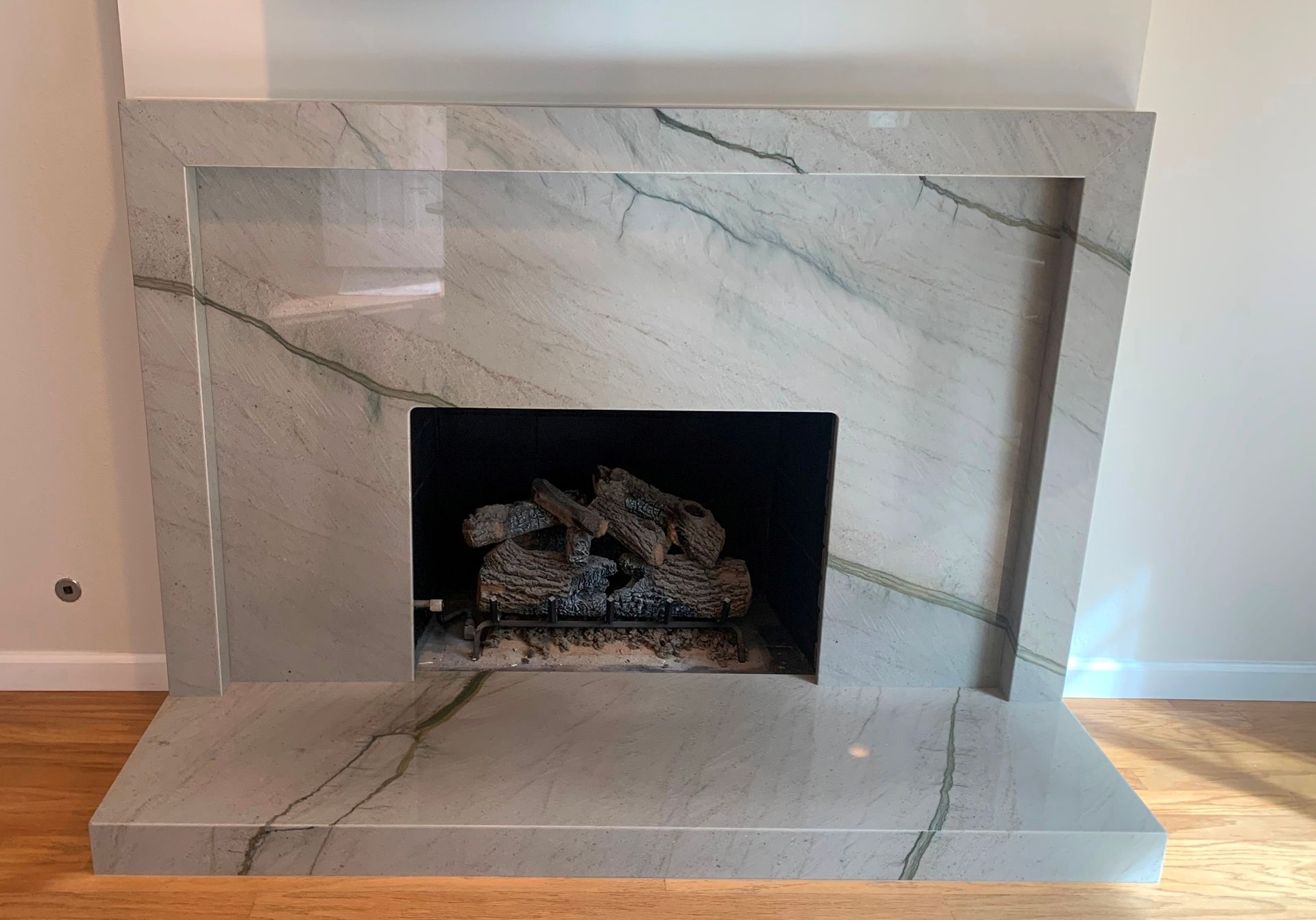Quartzite Fireplace Surround