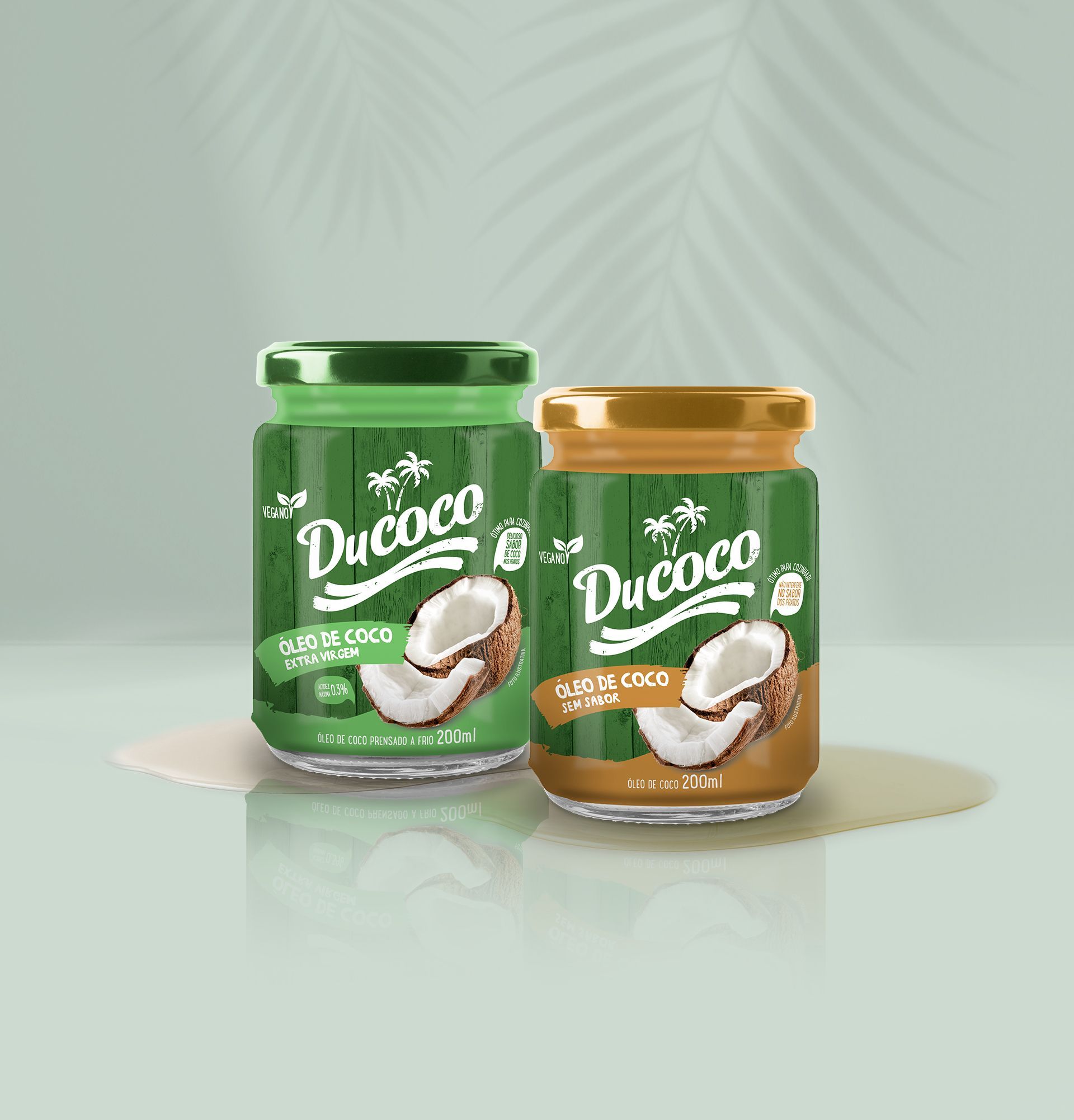 Embalagem Óleo de coco 