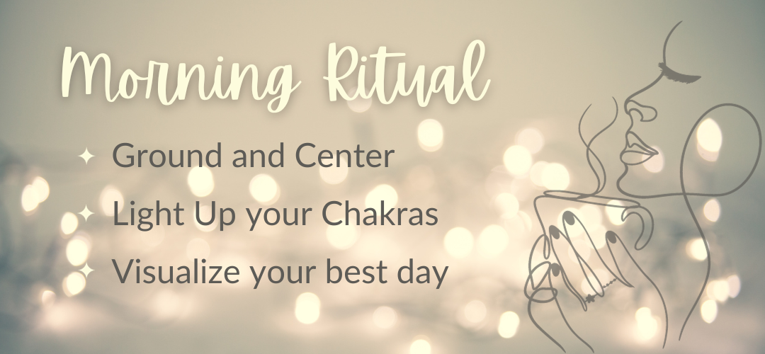 a list of ways to manage your energy during the holidays wiht an outline drawing of a woman's face looking peaceful