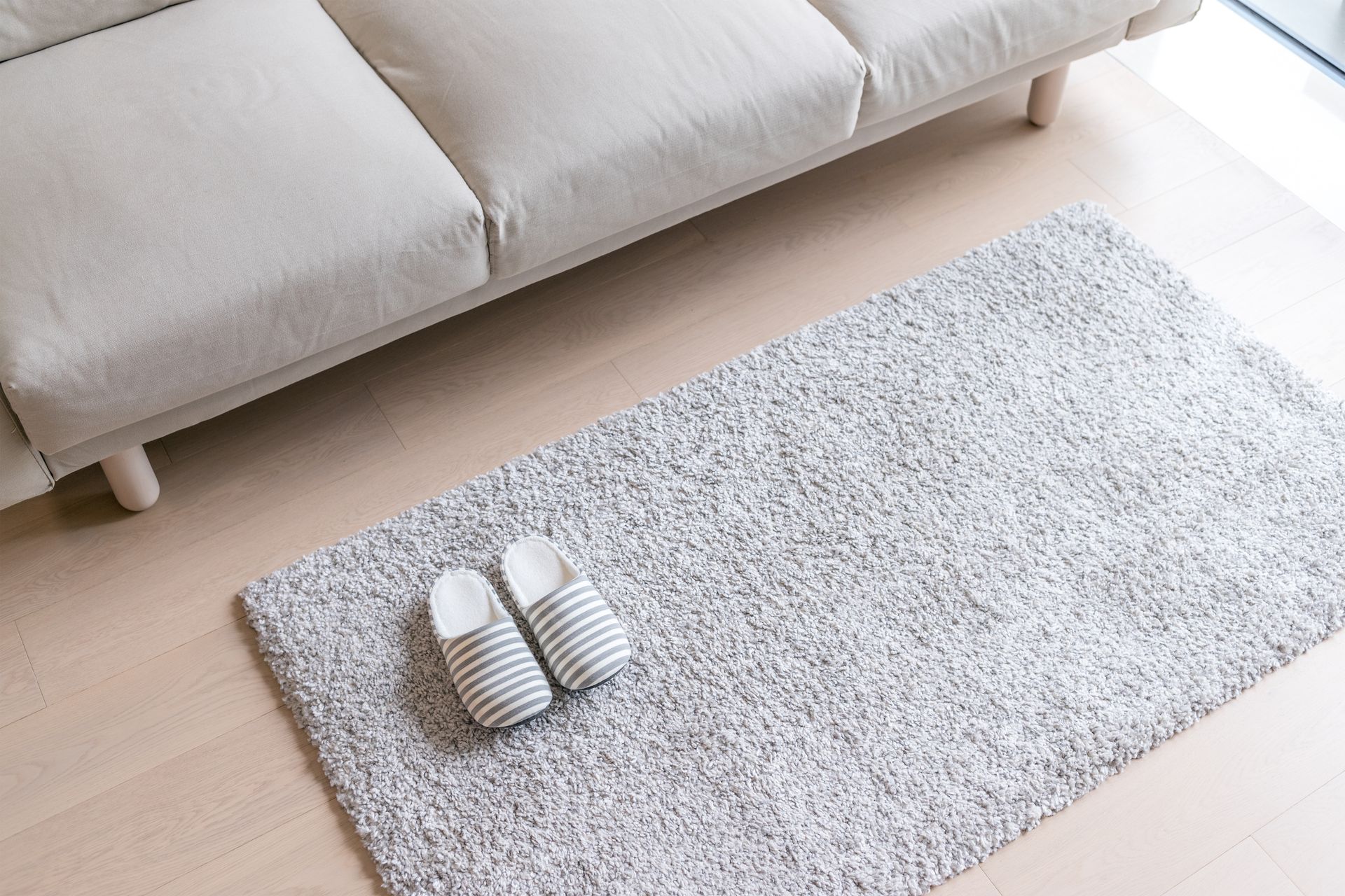 area rug at home