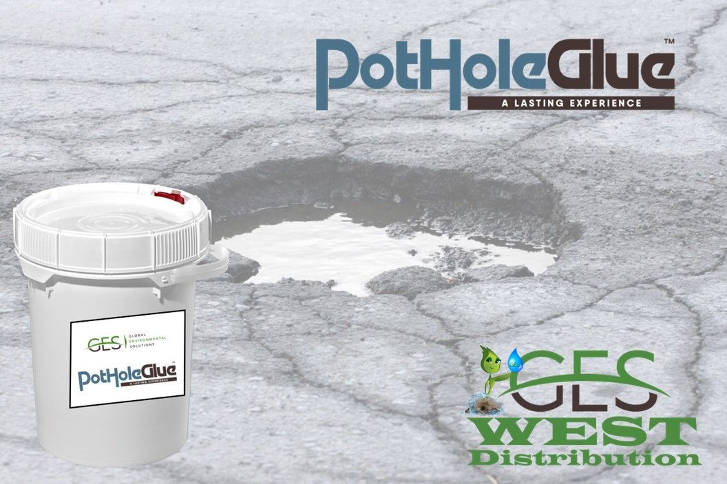 PotHoleGlue™ is formulated to produce a catalytic reaction to create an easy-to-apply solution for Potholes. This is an example of that on a highway