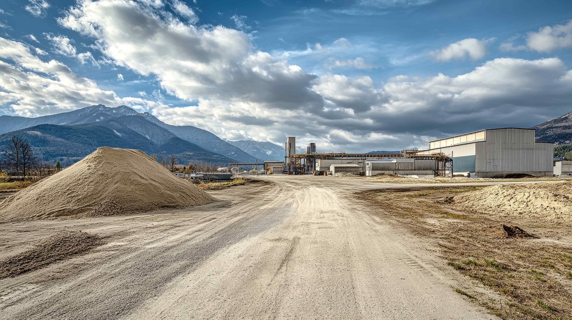 Non-dusty construction site that uses Terra Dry