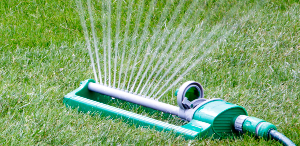 sprinkler system running off bore water in Papamoa