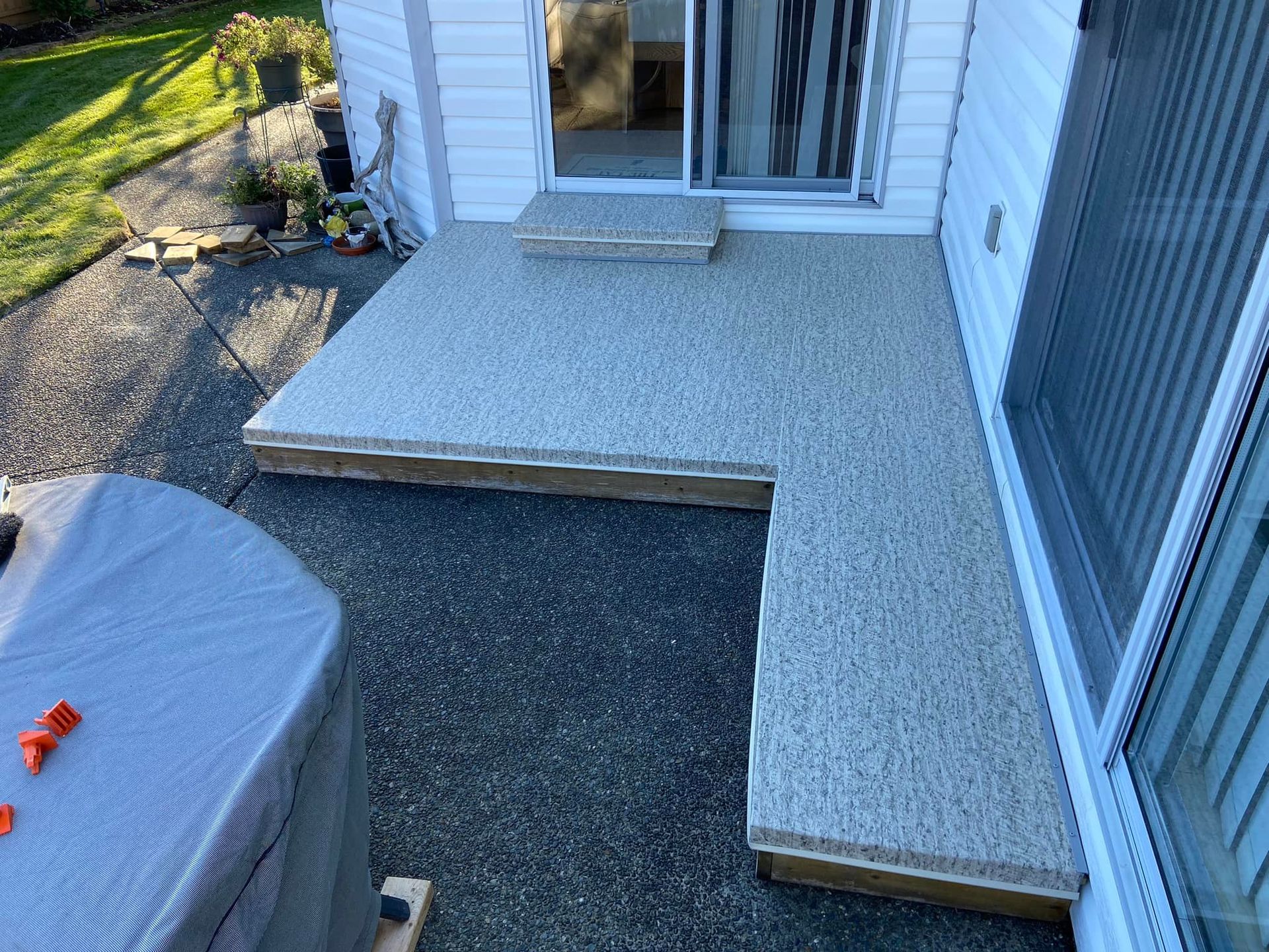 wooden deck