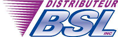 Logo avec le texte « DISTRIBUTEUR BSL INC » en bleu et violet.