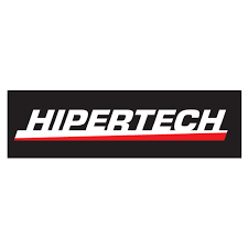 Logo Hipertech : texte blanc « HIPERTECH » sur rectangle noir avec ligne rouge.